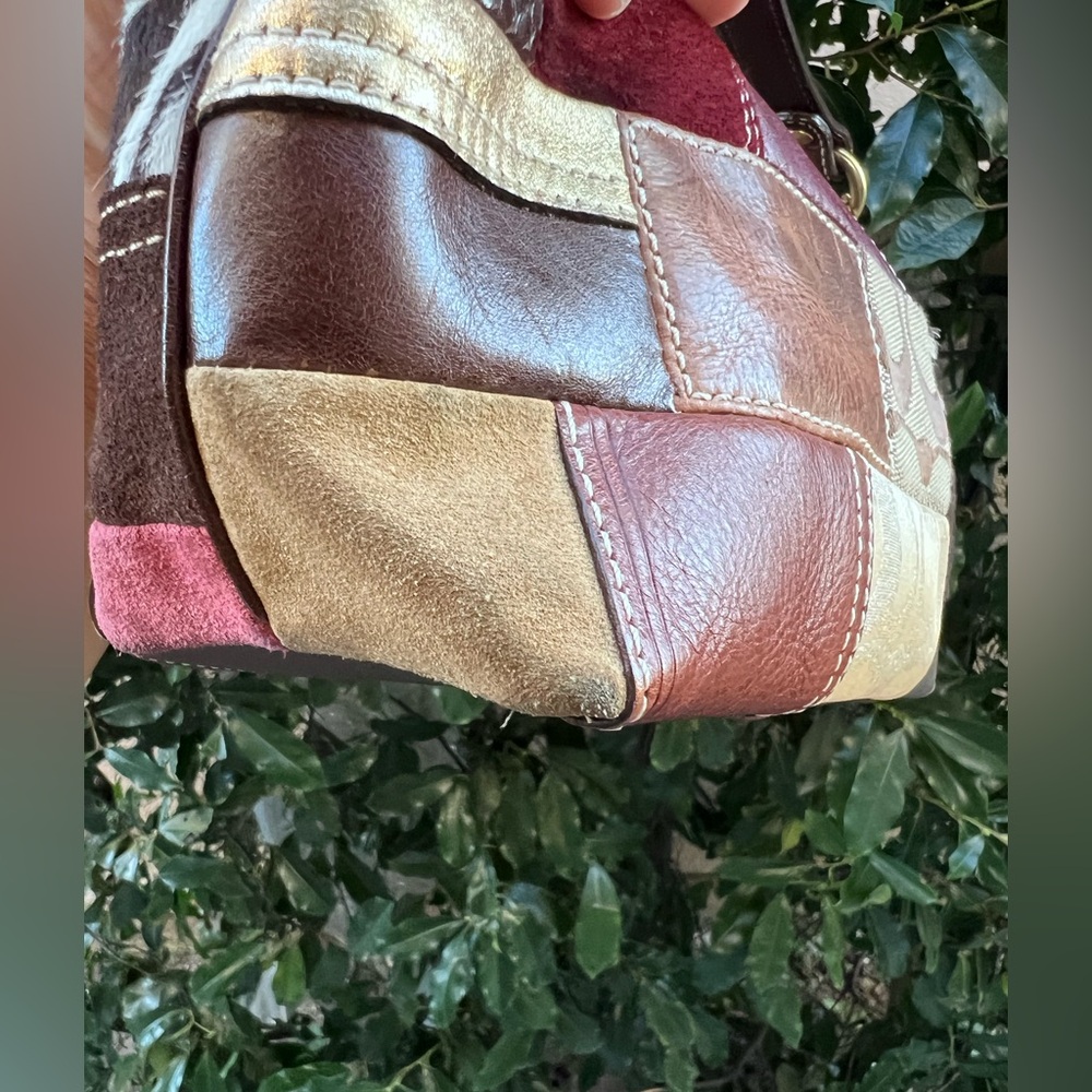 Coach Holiday Patchwork Mini - image 6